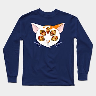 Creamsicle Galaxy Cat Long Sleeve T-Shirt